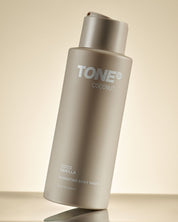 TONE Coco Vanilla Body Wash on Table