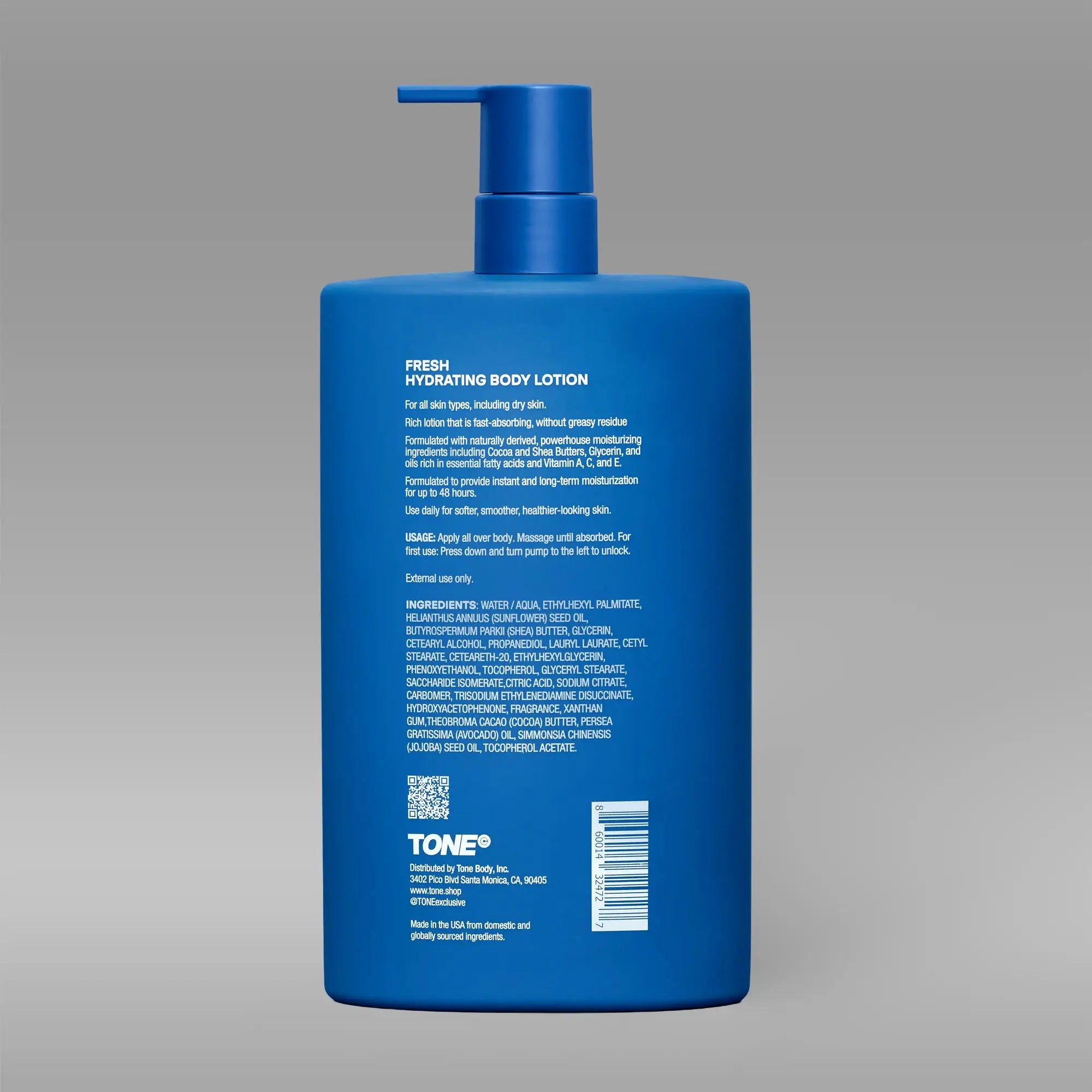 TONE Fresh Everyday Lotion - back