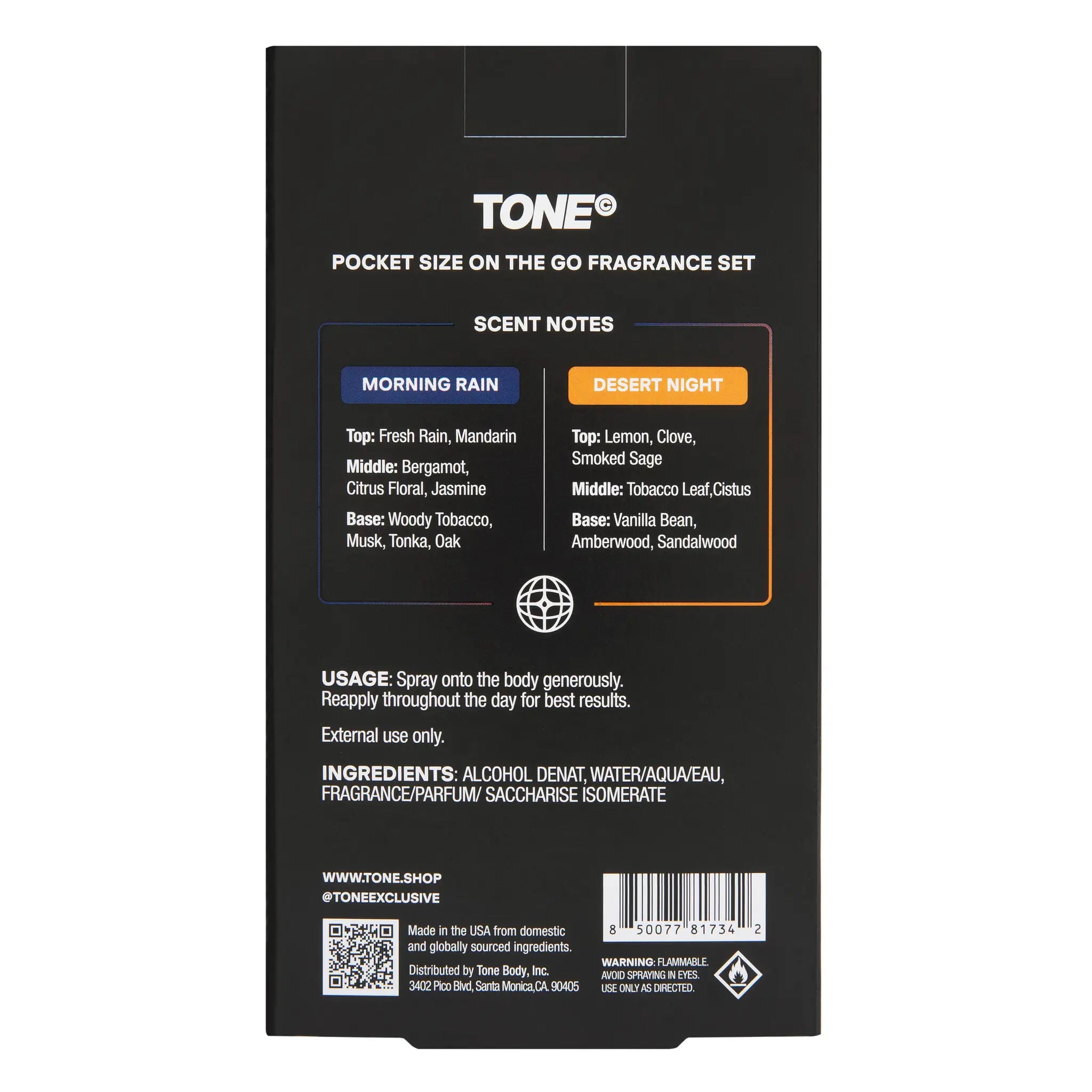 TONE - Pocket Size On The Go Fragrance Set - 5